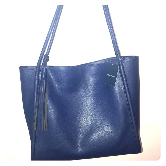 Cole Haan Large Leather Tote Bag NWT - Picture 1 of 4